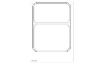 Cassette guide  DF10/20 p. ravier 2 comp. CPET